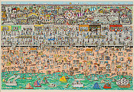James Rizzi - On the Boardwalk, 81417-7, Van Ham Kunstauktionen
