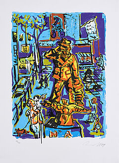 Joerg Immendorff - Hans Albers, 73243-5, Van Ham Kunstauktionen