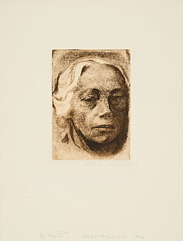 Kaethe Kollwitz - Selbstbildnis, 80374-273, Van Ham Kunstauktionen