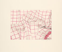 Karin Kneffel - Ohne Titel Geschirrtuch, 81308-34, Van Ham Kunstauktionen