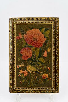 Persien - Spiegelschatulle mit feiner Blumenmalerei, 74004-10, Van Ham Kunstauktionen