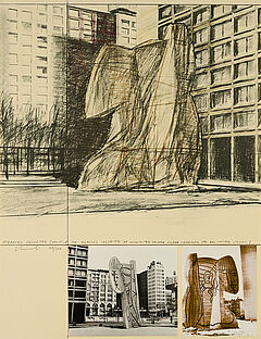 Christo - Wrapped Sylvette Project for Washington Square Village New York, 80374-92, Van Ham Kunstauktionen