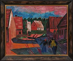 Hermann Max Pechstein - Dorfhaeuser, 82124-1, Van Ham Kunstauktionen