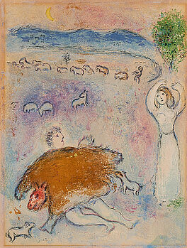 Marc Chagall - La Ruse de Dorcon Aus Daphnis et Chloe, 69677-9, Van Ham Kunstauktionen