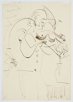 Ernst Ludwig Kirchner - Die Violinistin 2, 73022-10, Van Ham Kunstauktionen