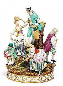Meissen - Grosse Gaertnergruppe, 58051-51, Van Ham Kunstauktionen