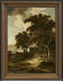 Salomon Rombouts - Waldlandschaft am Dorfrand, 73860-5, Van Ham Kunstauktionen