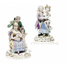 Meissen - Zwei Kindergruppen, 55279-6, Van Ham Kunstauktionen