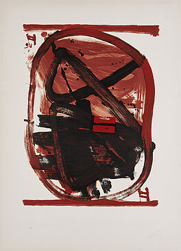 Antoni Tapies - Ovale rouge et noir, 70450-59, Van Ham Kunstauktionen