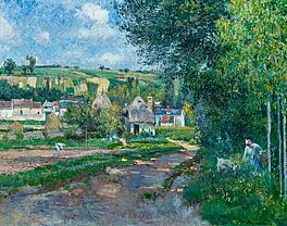 Victor Vignon - Blick auf Auvers an der Oise, 60199-1, Van Ham Kunstauktionen