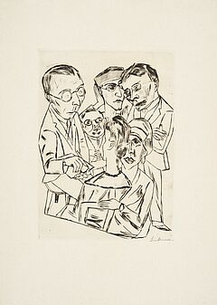 Max Beckmann - Der Zeichner in Gesellschaft, 57664-6, Van Ham Kunstauktionen