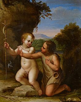 Italian School - Christus und Johannes als Knaben, 69745-1, Van Ham Kunstauktionen