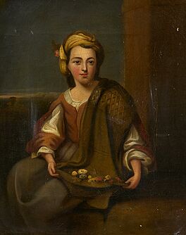 Mediterranes Blumenmädchen, 75878-23, Van Ham Kunstauktionen