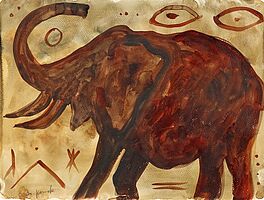 AR Penck Ralf Winkler - Ohne Titel Elefant, 66748-1, Van Ham Kunstauktionen