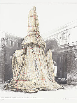 Christo Christo Javatscheff - Wrapped monument to Leonardo, 65546-38, Van Ham Kunstauktionen