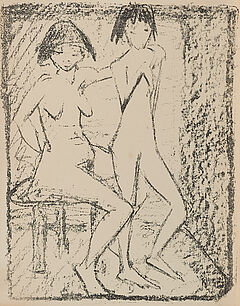 Otto Mueller - Zwei Maedchen im Innenraum, 66320-8, Van Ham Kunstauktionen