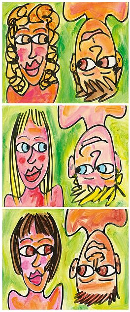 James Rizzi - You two us two them two, 75621-1, Van Ham Kunstauktionen