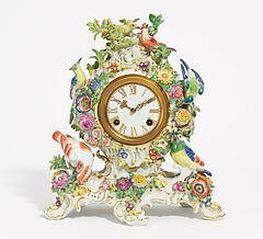 Meissen - Pendule mit Voegeln, 73219-2, Van Ham Kunstauktionen
