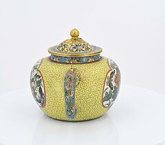 Paar Cloisonne Teekaennchen, 73676-4, Van Ham Kunstauktionen