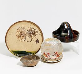 Sechs Keramiken fuer die Teezeremonie, 64152-16, Van Ham Kunstauktionen