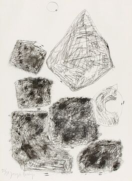 Joseph Beuys - Spur II 4 Blaetter aus einer Mappe mit 9 Arbeiten, 56801-4034, Van Ham Kunstauktionen