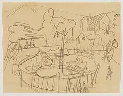 Ernst Ludwig Kirchner - Kleiner Wanderzirkus, 77260-14, Van Ham Kunstauktionen