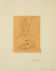 George Grosz - Portraitstudie Paris, 81266-4, Van Ham Kunstauktionen
