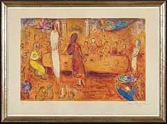 Marc Chagall - Megacles reconnait sa fille pendant le festin, 69943-1, Van Ham Kunstauktionen