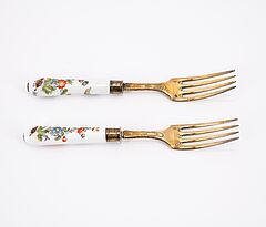 Meissen - Besteckset fuer zwei Personen mit Kakiemondekor, 76821-25, Van Ham Kunstauktionen