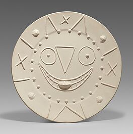 Pablo Picasso Ceramics - Clock With Tongue Fauns With Flower, 79182-2, Van Ham Kunstauktionen