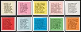 Jenny Holzer - Inflammatory Essays, 70070-17, Van Ham Kunstauktionen