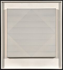 Raimund Girke - Kleines Weiss-Quadrat, 70282-3, Van Ham Kunstauktionen