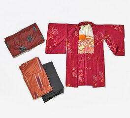 Vier Kimonojacken haori, 65331-17, Van Ham Kunstauktionen