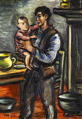 Frans Masereel - Bauer mit Kind, 66833-1, Van Ham Kunstauktionen