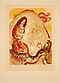 Marc Chagall - Rahel entwendet die Goetzenbilder ihres Vaters Aus Dessins pour la Bible, 76851-3, Van Ham Kunstauktionen