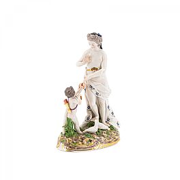 Figurengruppe mit Venus, Amor und Tauben, 79255-4, Van Ham Kunstauktionen