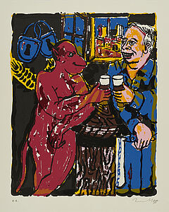 Joerg Immendorff - Schloesser, 75038-2, Van Ham Kunstauktionen