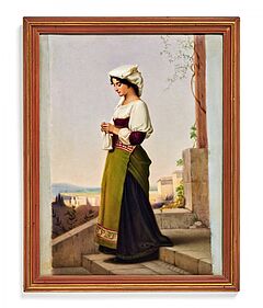 KPM - Porzellangemaelde Italienerin, 59766-34, Van Ham Kunstauktionen