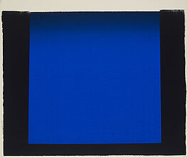 Rupprecht Geiger - blau - schwarz, 66761-27, Van Ham Kunstauktionen