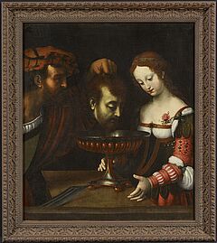 Andrea Solario - Salome mit dem Haupt Johannes des Taeufers, 68001-15, Van Ham Kunstauktionen