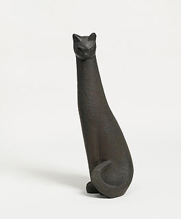 Doris Ruecker - Ohne Titel sitzende Katze, 74214-1, Van Ham Kunstauktionen