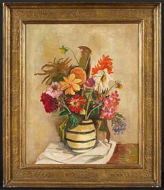 Karl Hofer - Blumenstillleben Sommerblumen in einer Vase, 73259-1, Van Ham Kunstauktionen