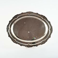 Paul Storr - Grosse George III Platte mit Wappengravur, 81600-14, Van Ham Kunstauktionen