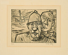 Willy Robert Huth - Zwei Fischer auf Amrum, 80374-215, Van Ham Kunstauktionen