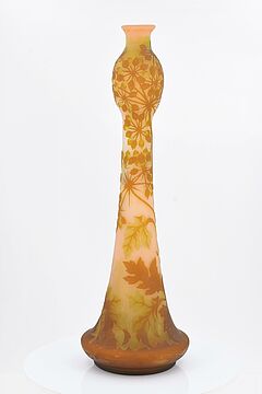 Emile Galle - Vase mit Bluetenstauden, 68007-64, Van Ham Kunstauktionen