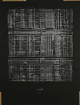Heinz Mack - Kleine Mathematik - Spiegelstruktur, 80374-765, Van Ham Kunstauktionen