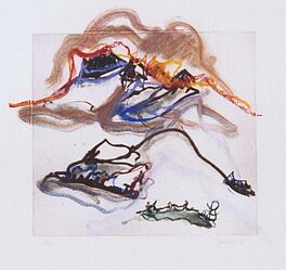 Helmut Pfeuffer - Konvolut von 4 Arbeiten Gipfel im Nebel Kleiner See Gehoelz mit grosser Wolke Tannenwaeldchen, 56800-11169, Van Ham Kunstauktionen