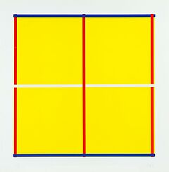 Imi Knoebel - Rot Gelb Weiss Blau 4 Blaetter aus einer Mappe mit 6 Arbeiten Blatt 2346, 56801-4078, Van Ham Kunstauktionen