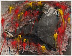Arnulf Rainer - Ohne Titel Uebermalung Berliner Konzert, 70185-9, Van Ham Kunstauktionen
