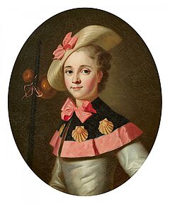 Jacob Samuel Beck - Portraet einer Dame als Pilgerin, 81526-3, Van Ham Kunstauktionen